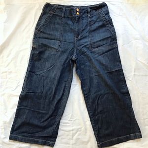 Seven7 Wide Leg Crop Jeans sz 12